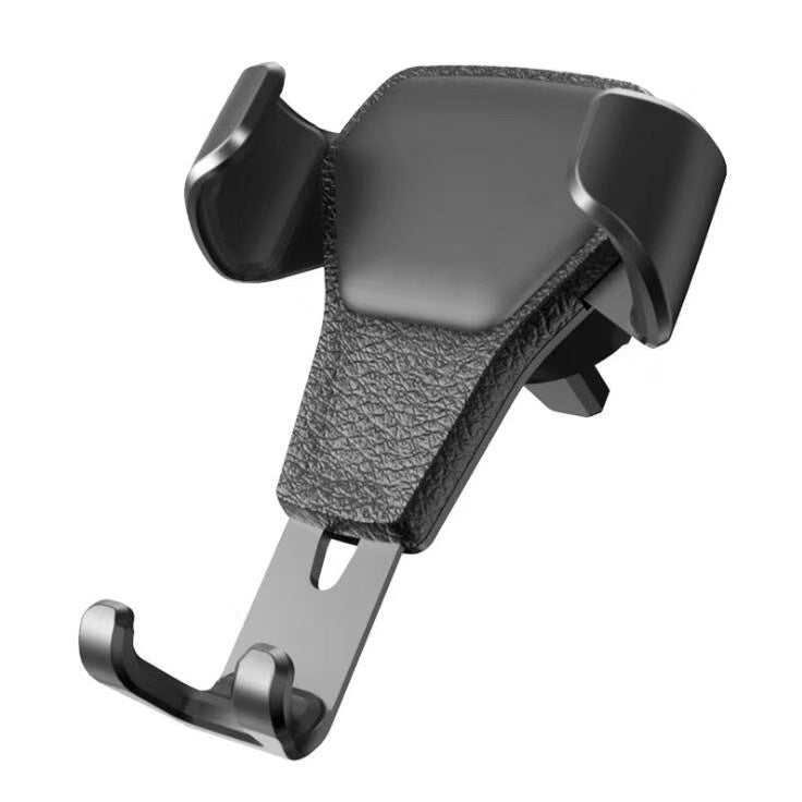 Luxury Leather Look Gravity Car Phone Holder – Auto-Lock Design