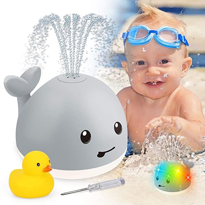 Baby Whale Bath Toy – Light-Up Water Spray with Music & Fun