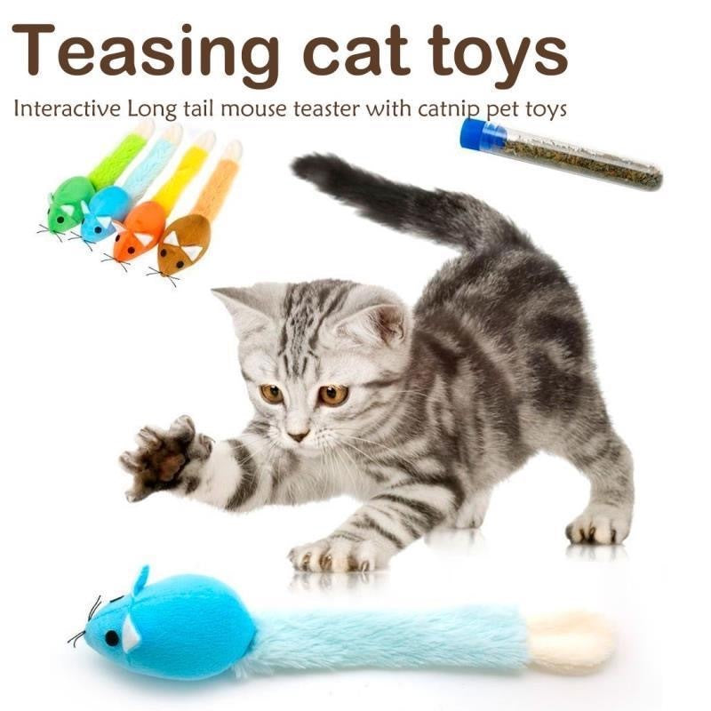 “Why Long Tail Mouse Teaser Toys Are Every Cat's Favorite New Obsession (And Yours Too!)”